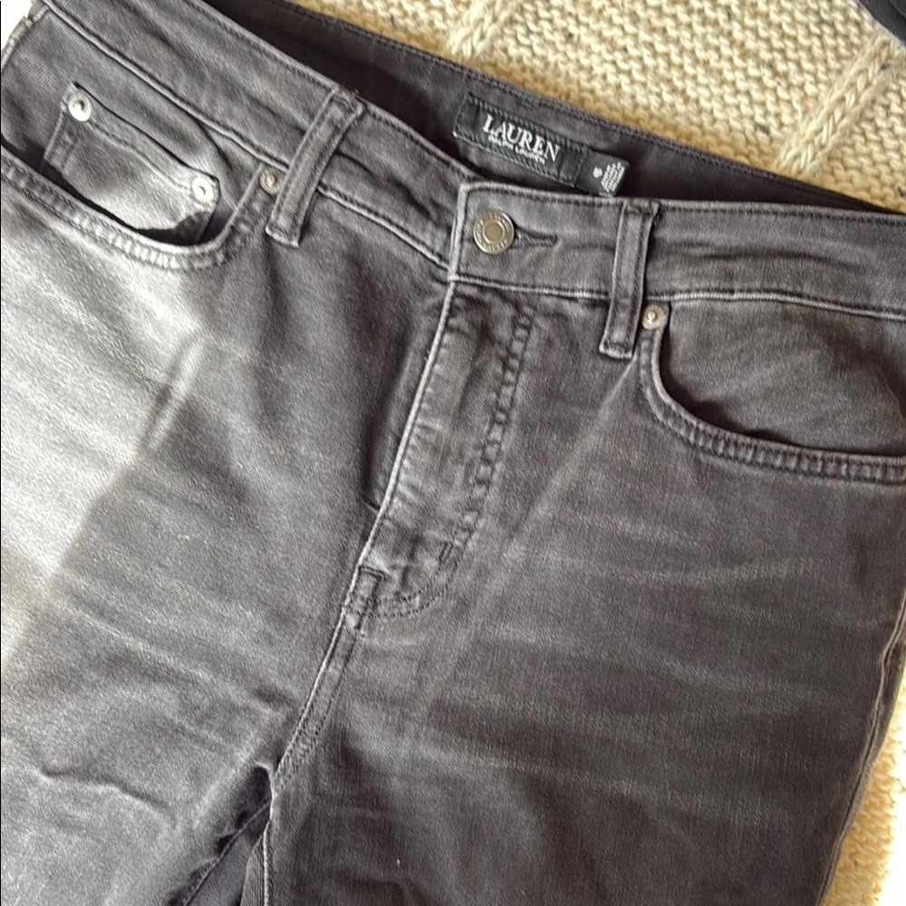 Ralph Lauren Gray Ankle Cropped Jeans